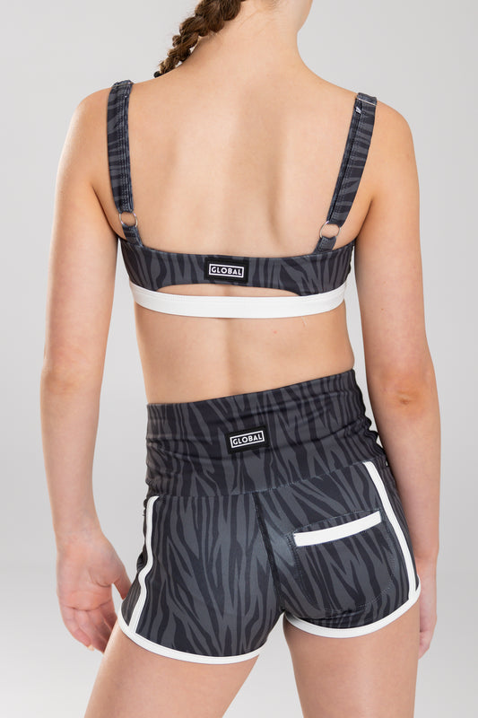 Energy Short - Zebra & White