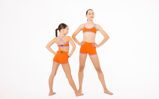Sol Short - Coral & Sunset Lavender