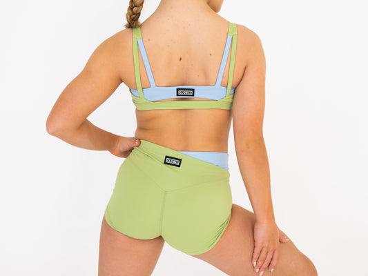 Victory Shorts – Verde Green & Costa Blue