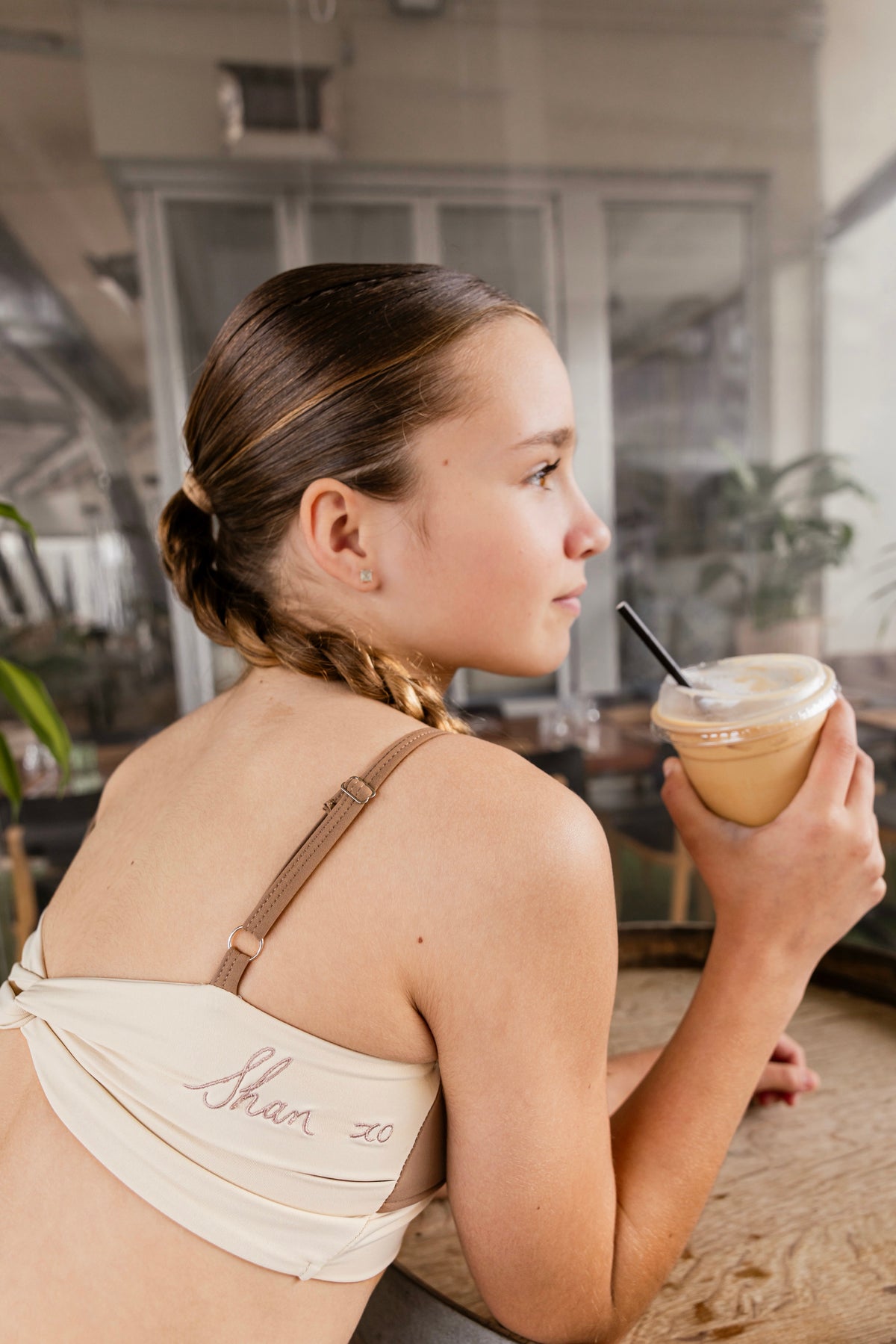 Shannon Crop - Espresso & Cream
