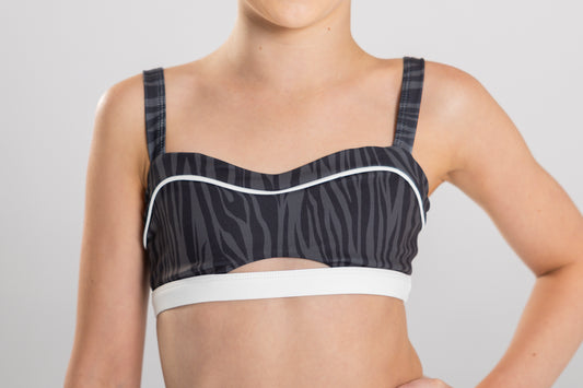 Sway Crop - Zebra & White