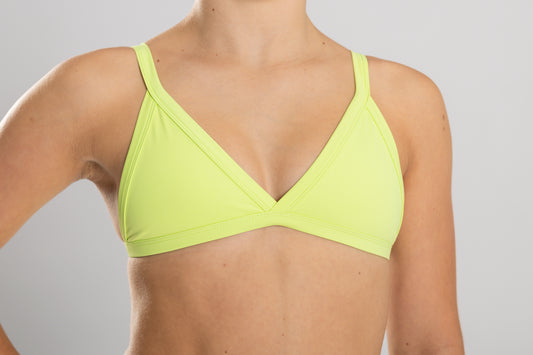 Triangle Crop - Lime Green