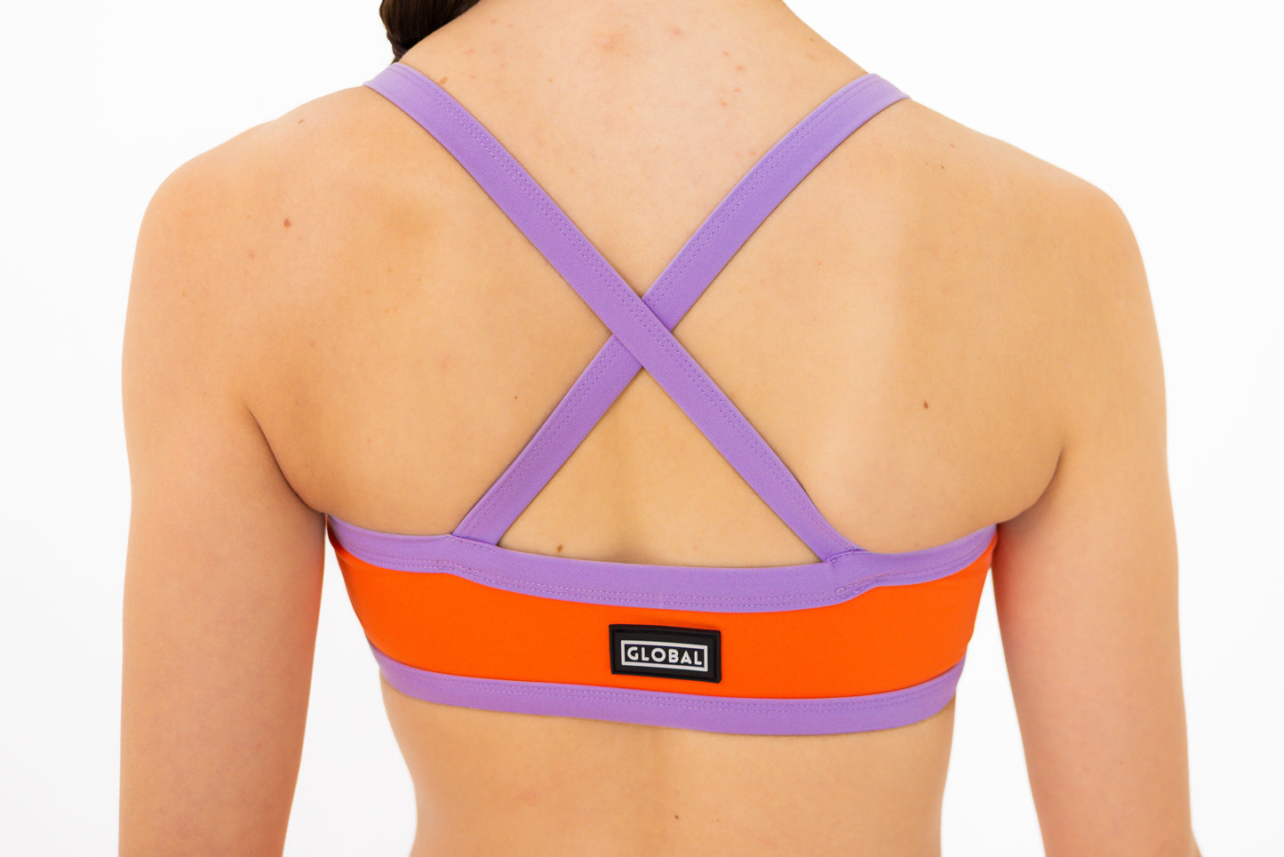 Dash Crop - Coral & Sunset Lavender