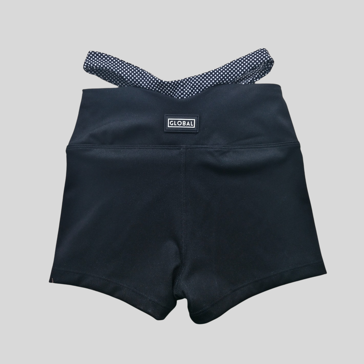 Apex Short - Black & Polka Dot