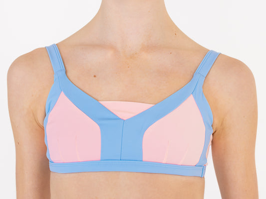 Energy Crop - Baby Pink & Costa Blue