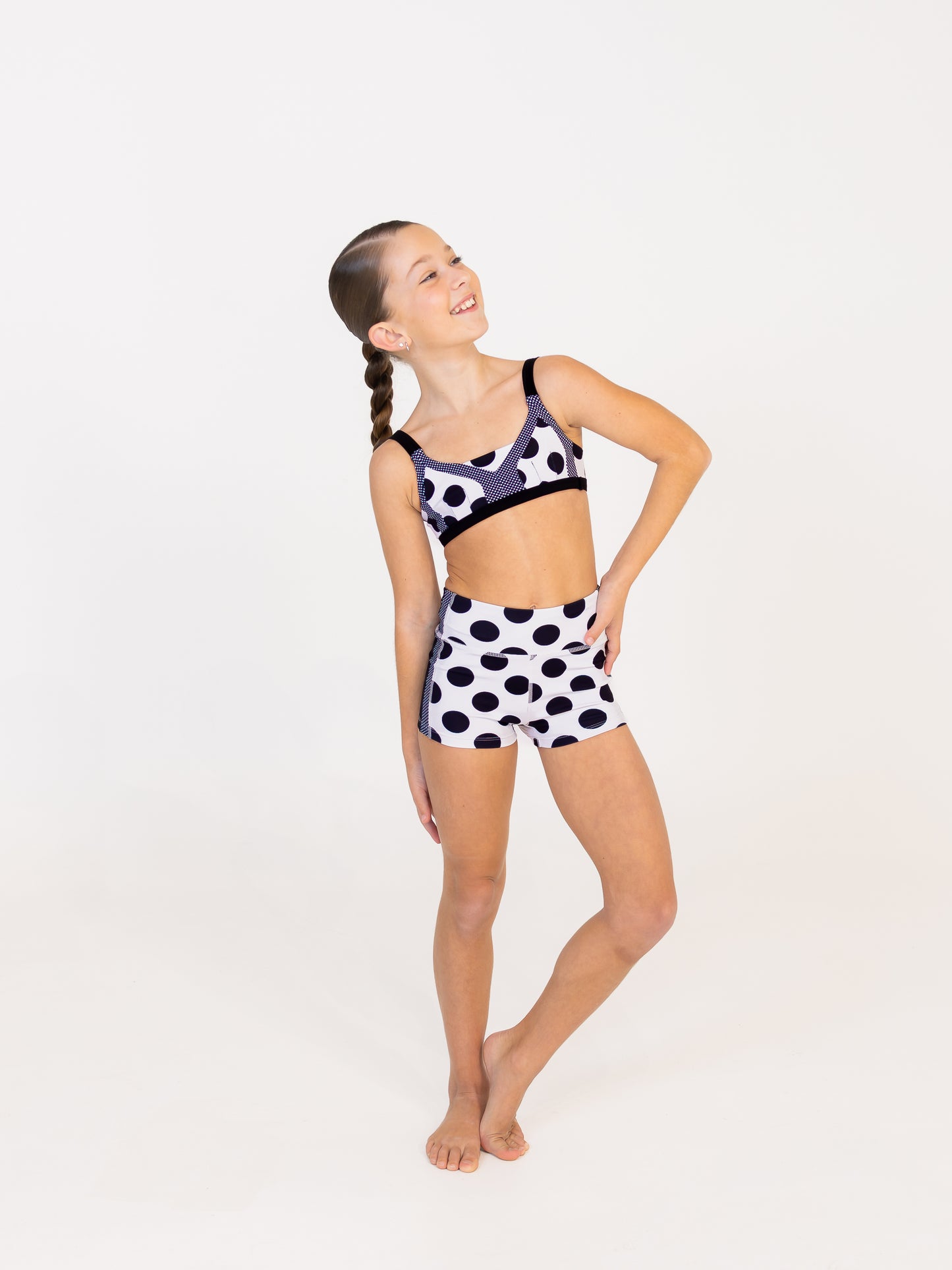 Beach Ball Bike Short - Polka Dot