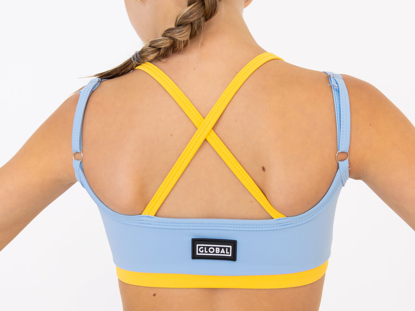 Stack Crop - Costa Blue & Sol Yellow