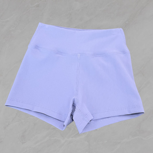 Global Bike Shorts – Ribbed Lavender