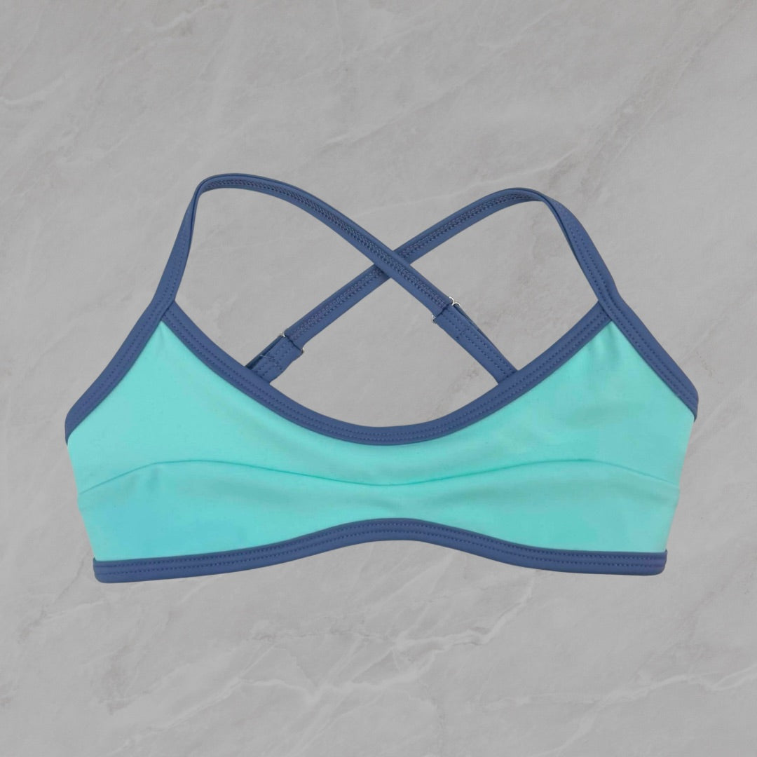 Wave Crop - Ocean Blue & Beach Blue